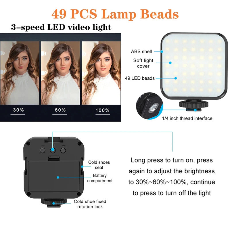 Professional Smartphone Video Kit with Lighting, Microphone, and Tripod for Photography and Recording