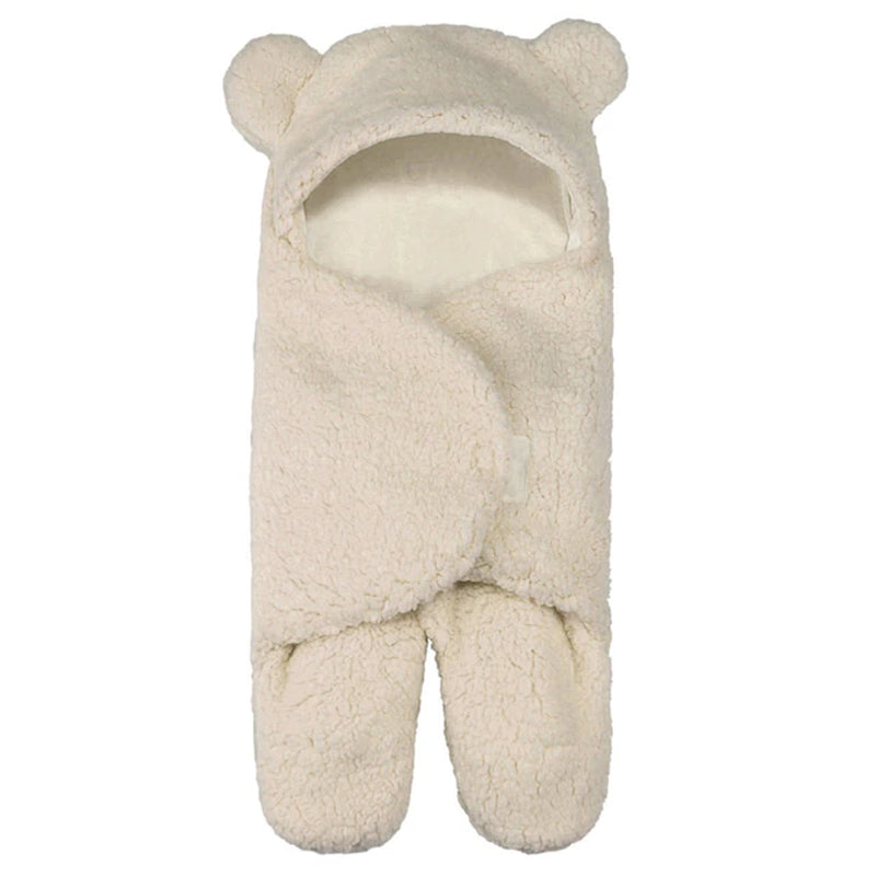 Baby Swaddle Blanket Wrap - Ultra-Soft Bear Plush
