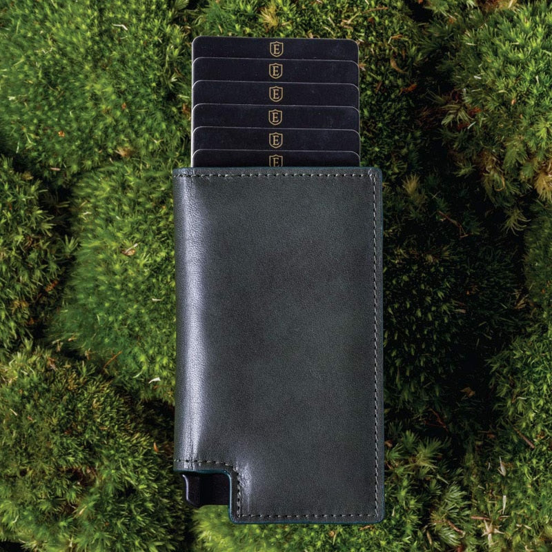 Men's Leather Wallet - Multi-Function Slim ID Card Holder