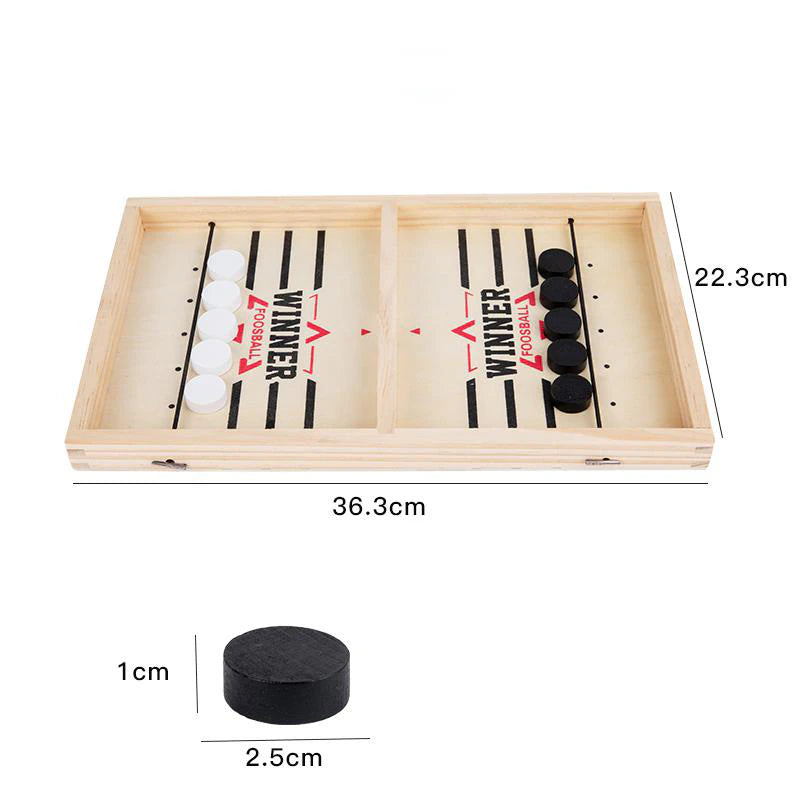 Foosball Winner Table Hockey Game - Fast Sling Puck Board Game