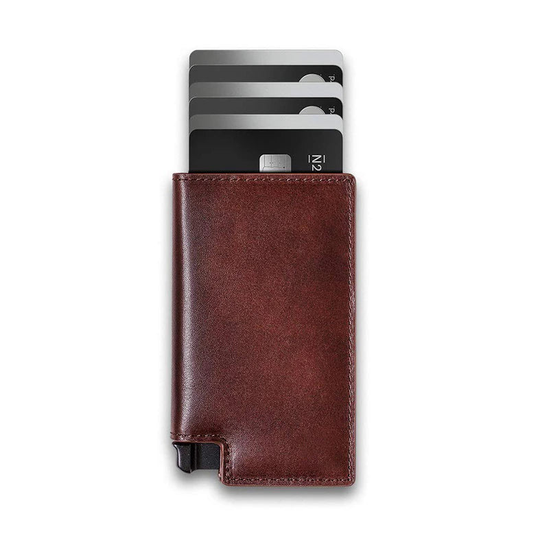 Men's Leather Wallet - Multi-Function Slim ID Card Holder 