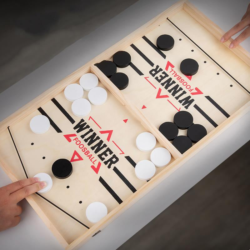 Foosball Winner Table Hockey Game - Fast Sling Puck Board Game